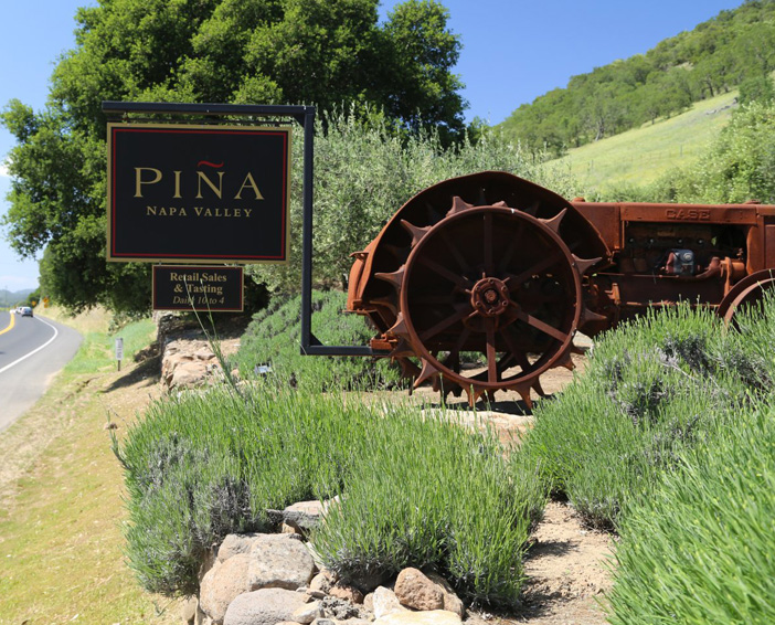 Pina Napa Valley Rutherford Silverado Trail